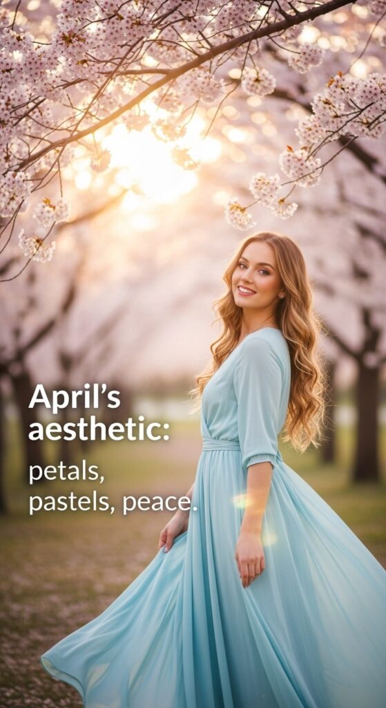 Cute and Aesthetic April Captions-min