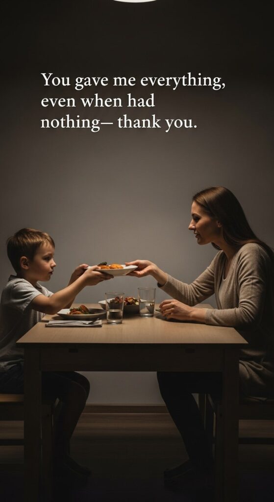 Appreciation Quotes for Mom’s Sacrifices