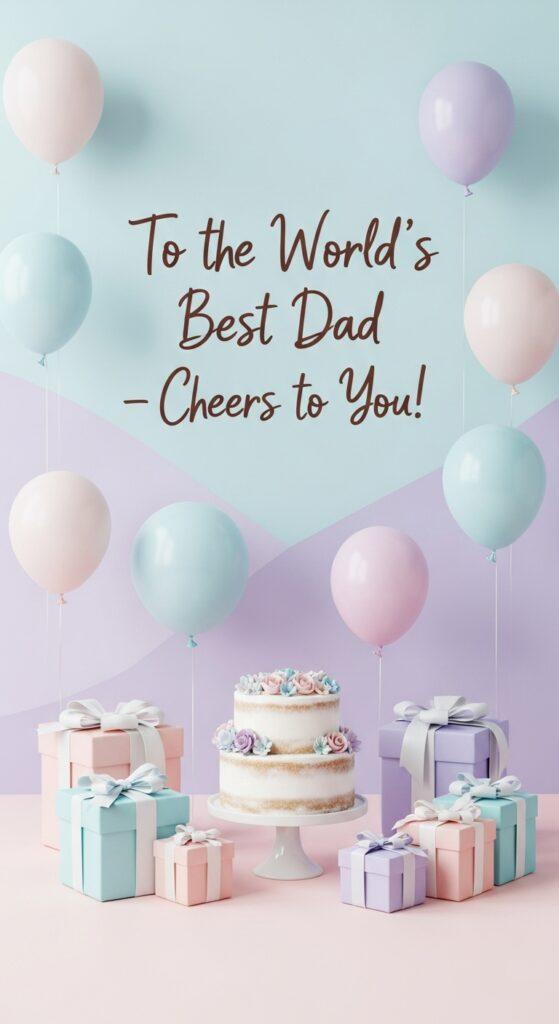 Birthday wishes for Dad