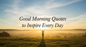 Rise and Shine with These Good Morning Quotes to Start Your Day Right