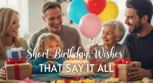 Short Birthday Wishes to Make Every Celebration Special