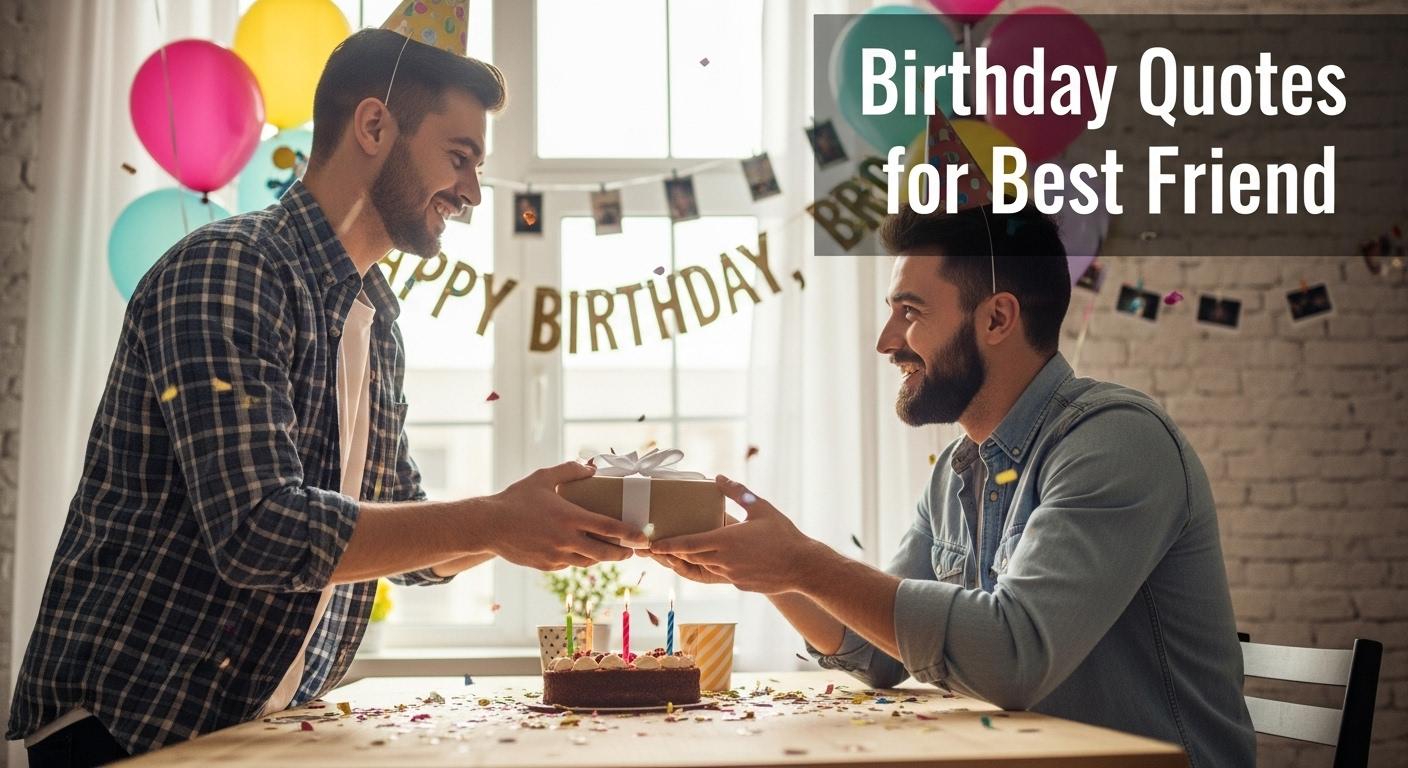 120+ Birthday Quotes for Best Friend (Male) | Funny, Heartfelt &amp; Inspiring