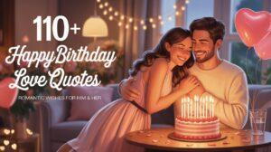 110+ Happy Birthday Love Quotes to Celebrate Your Special One