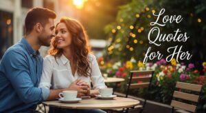 Love Quotes for Her – 70 Romantic, Cute & Heartfelt Messages