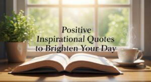 Positive Inspirational Quotes to Brighten Your Day