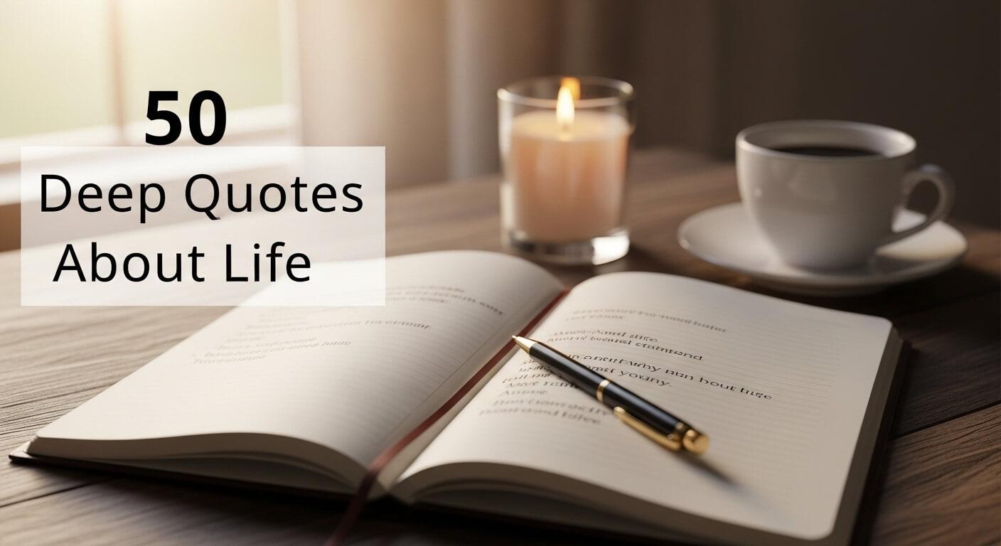 50 Deep Quotes About Life to Inspire Your Mind and Heart