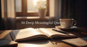 50 Quotes Deep Meaningful: Powerful Lines That Hit Deep