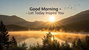 Good Morning Inspirational Quotes — Start Your Day with Power, Purpose, and Positivity
