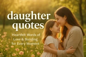 50 Daughter Quotes – Heartfelt Words of Love & Bonding for Every Moment