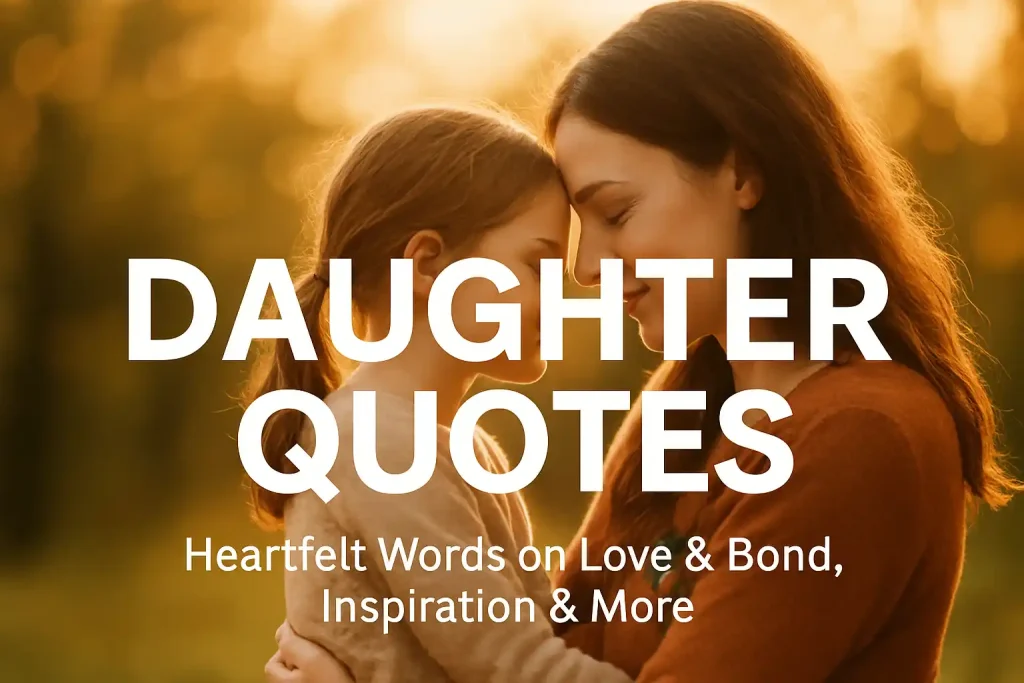 50 Daughter Quotes – Heartfelt Words on Love & Bond, Inspiration & More