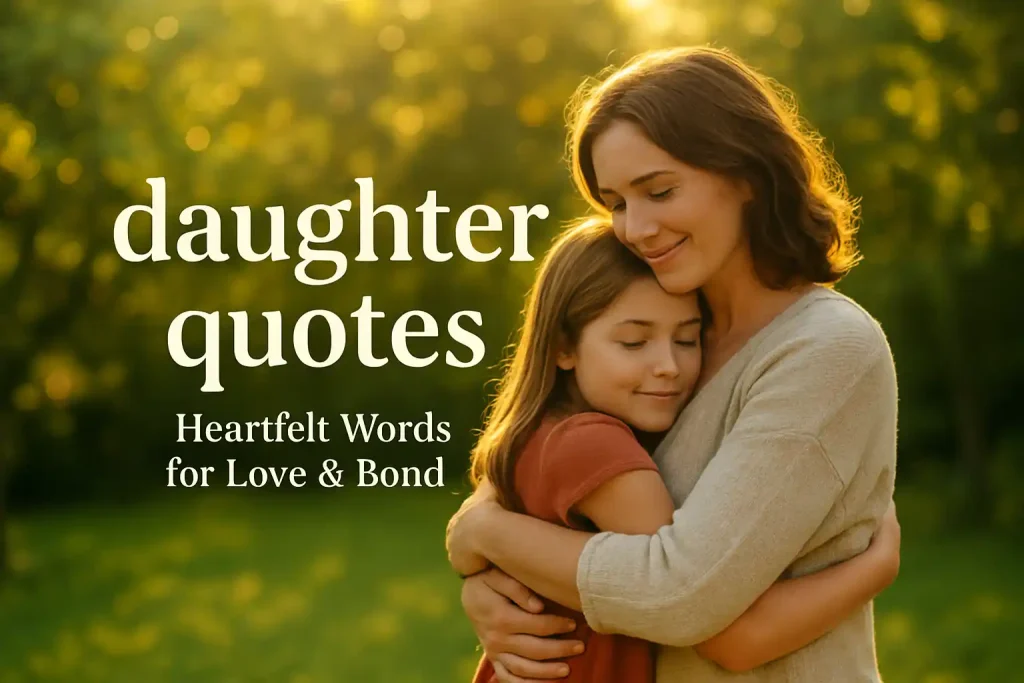 50 Daughter Quotes – Heartfelt Words for Love & Bond