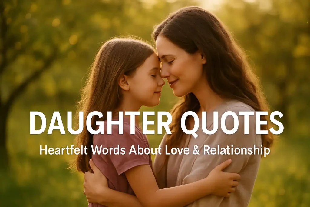 50 Daughter Quotes – Heartfelt Words About Love & Relationship