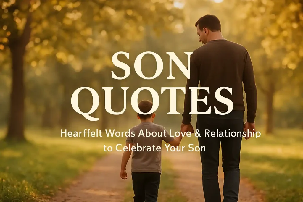 50 Son Quotes – Heartfelt Words About Love & Relationship to Celebrate Your Son