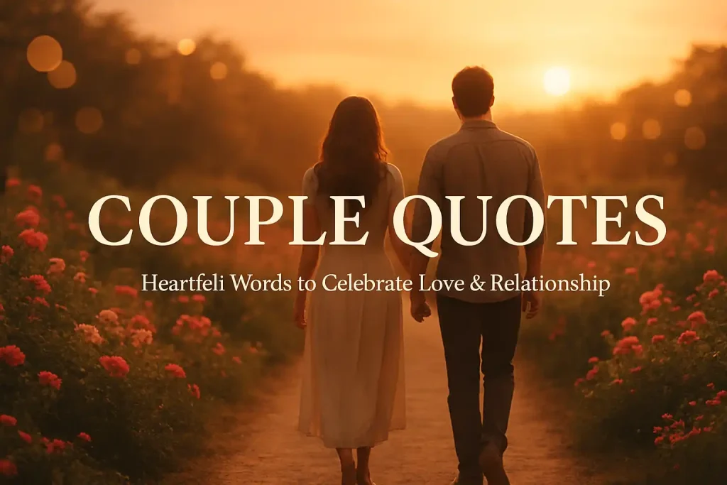 50 Couple Quotes – Heartfelt Words to Celebrate Love & Relationship