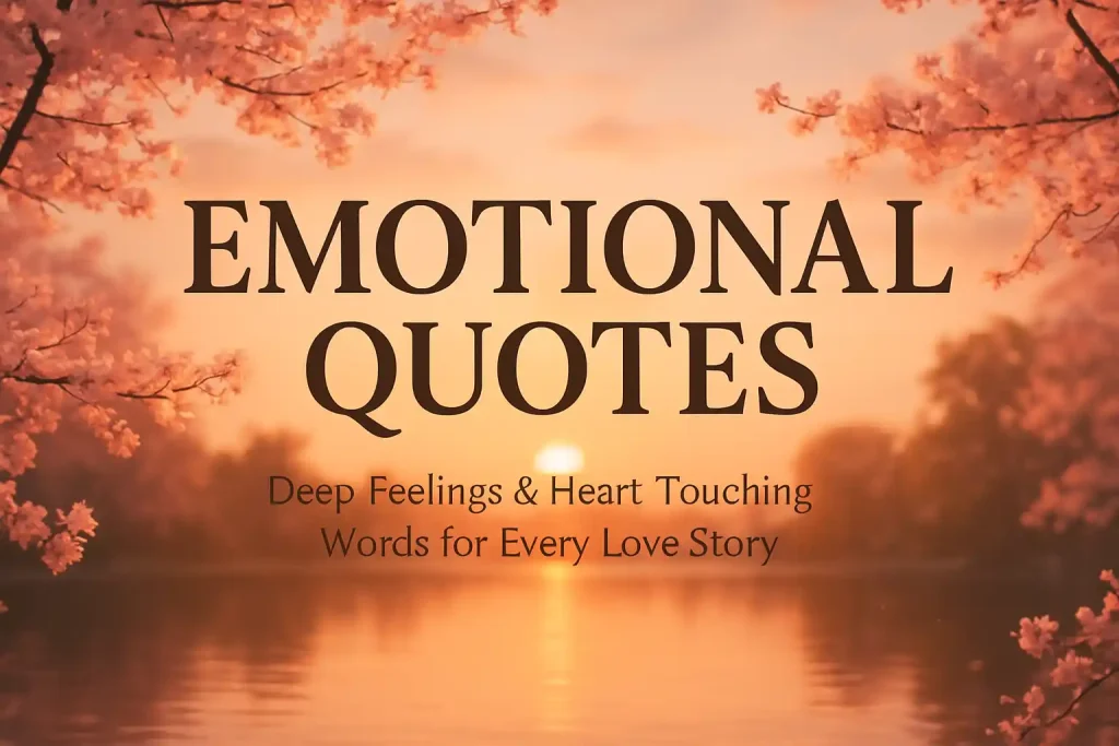 50 Heartwarming Emotional Love Quotes – Deep Feelings & Heart Touching Words for Every Love Story