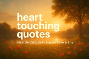 50 Heart Touching Quotes – Heartfelt Words to Inspire Love & Life