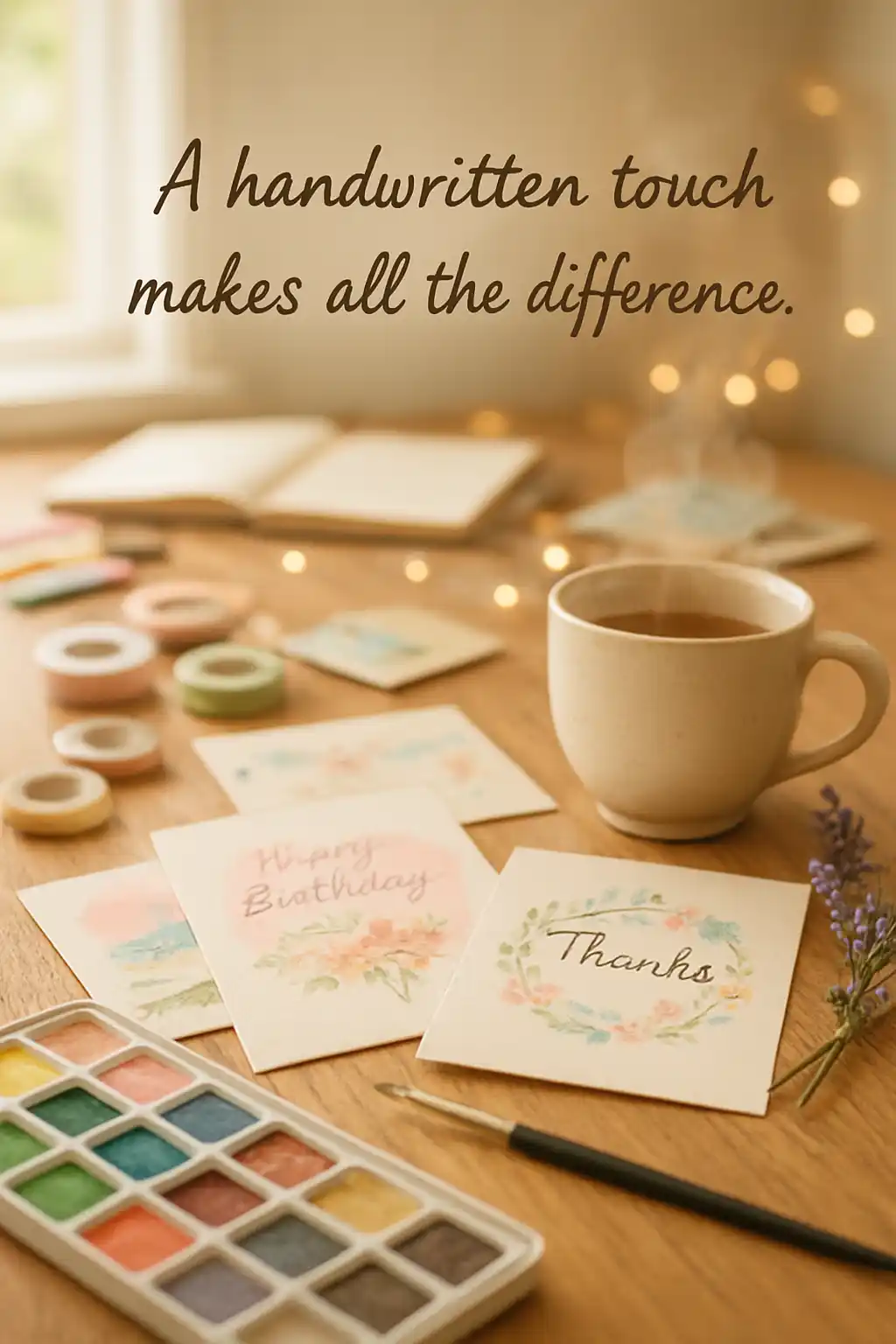 heartwarming words for handmade greeting cards