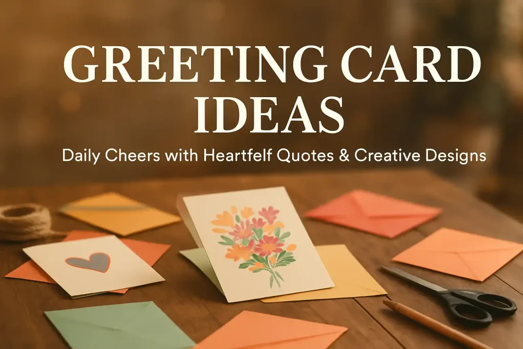 50 Greeting Card Ideas for Daily Cheers – Heartwarming Quotes and Creative Designs