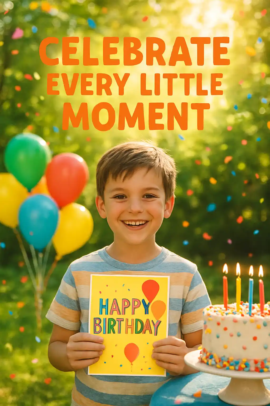 Heartwarming Greeting Cards for Boys