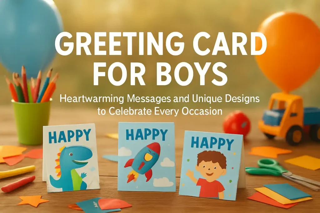 50 Creative Greeting Card Ideas for Boys – Heartwarming Messages and Unique Designs to Celebrate Every Occasion