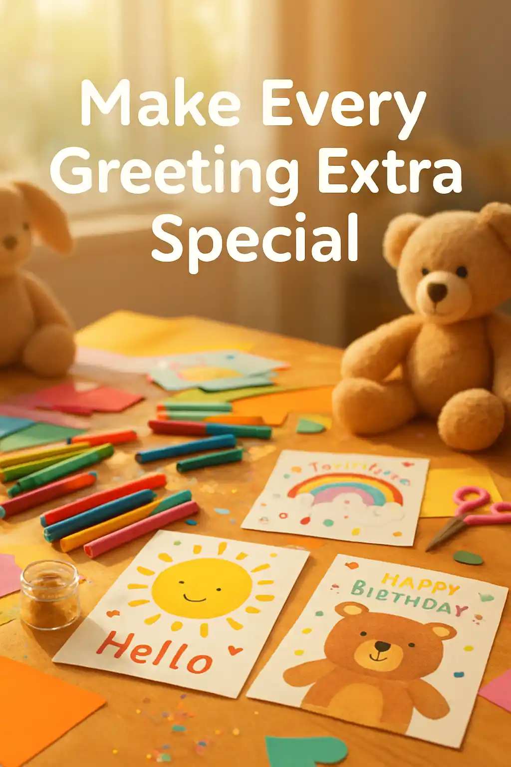 kid-friendly greeting card tips
