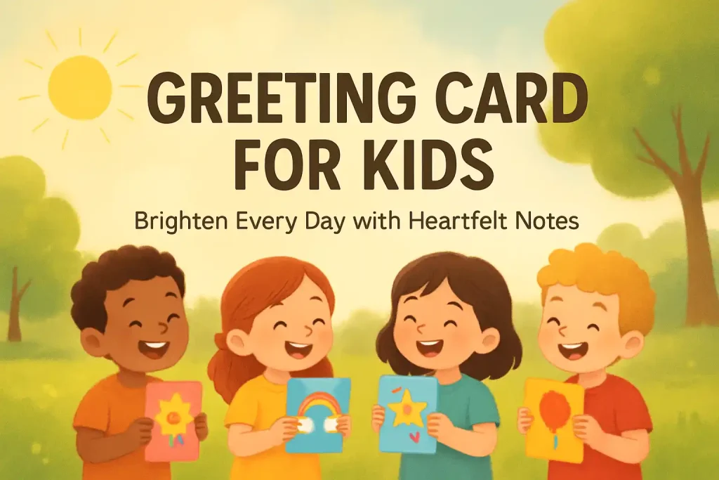 50 Greeting Card for Kids – Heartwarming Quotes and Creative Ideas for Daily Greetings
