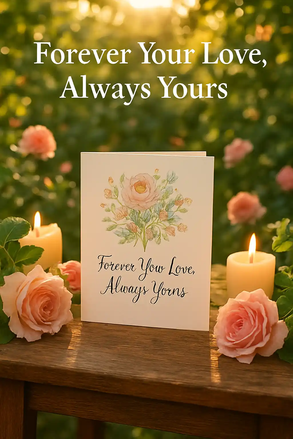 Love Filled Greeting Card for Wife Ideas