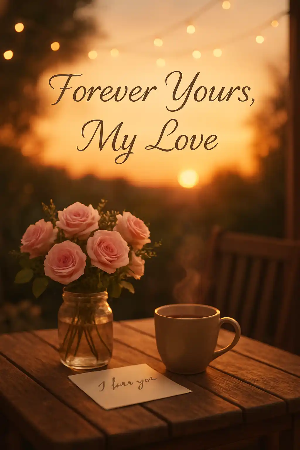 Romantic Greeting Card for Wife That Touches the Heart